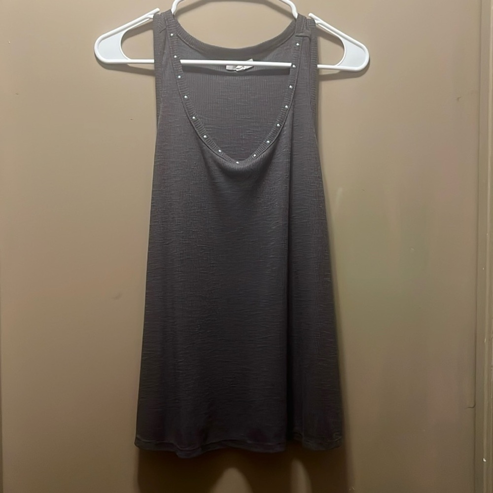 MAURICES | Women’s Gray Sequined Tank Top Size L